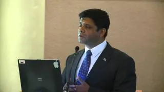 Fijian Communication Minister Aiyaz Sayed-Khaiyum opens 7th APT Forum.