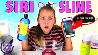 SIRI Picks My Slime Ingredients Challenge!!!!