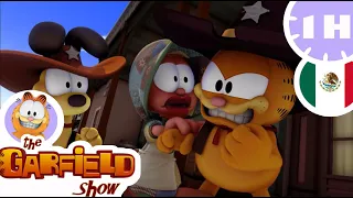 🪕Garfield se convierte en un vaquero!🤠 - El Show de Garfield