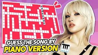 SONG BY PIANO🎹 | KPOP CROSSWORD GAMES