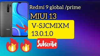 Redmi 9 Prime/Global miui 13 SJCMIXM 13.0.1.0 Android 12 update#redmi#realme