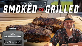 Reverse Seared Smoked Steak vs Grilled Steak on the Ninja Woodfire Grill