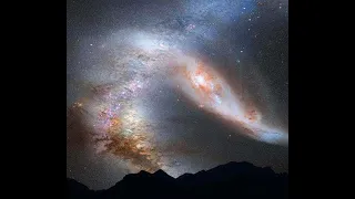 Andromeda Galaxy 🌌 and Milky way galaxy Collided with each other.