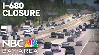 Partial closure of I-680 in the East Bay this weekend