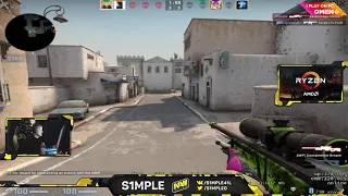 S1MPLE PLAYS FPL - Dust 2