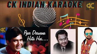 Pyar Deewana Hota Hai Karaoke With Scrolling Lyrics in Hindi & English