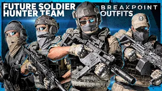 FUTURE SOLDIER "HUNTER TEAM" OUTFITS IN GHOST RECON BREAKPOINT - Kozak, Ghost Lead, 30K, Pepper.