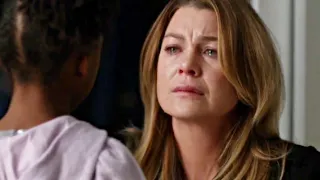 Meredith conta a seus filhos sobre a morte de Derek (DUBLADO-PTBR HD) 13X8