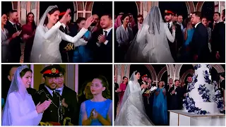 Rajwa's dance in wedding wait for the end😁😍 Royal wedding of crown prince Hossein and rajwa🤍