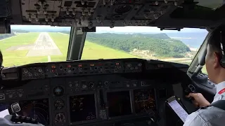 My first B737 landing. It’s hard landing😭