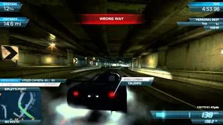 NFS Most Wanted 2012: Pagani Zonda R & Mclaren F1 LM V12 Engine Sounds Tunnel Run