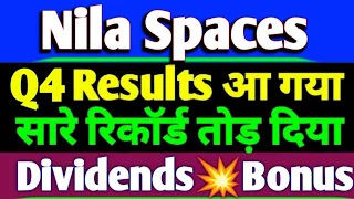 Nila Spaces🔥Nila Spaces Share Latest News☀️Nila Spaces Share Target | Nila Spaces Q4 Results आ गया