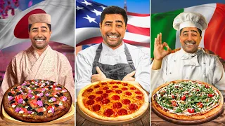 Which Country Has The Best Fast Food? American Pizza vs. Japanese Pizza vs. Italian Pizza