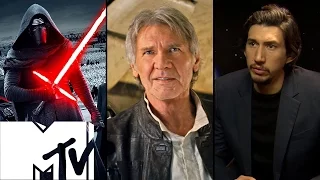 Star Wars: The Force Awakens Han Solo Kylo Ren Scene: Behind the Scenes | MTV Movies