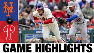 Mets vs. Phillies Game 1 Highlights (5/8/22) | MLB Highlights