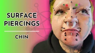 Surface Piercings | ⚫ Chin (x2) ⚫