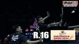 🔴LIVE - Bagas/Fikri (INA) vs Popov/Popov (FRA) Indonesia Open 2024