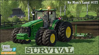 Survival in No Man's Land Ep.177🔹Selling Produce & Building a Wind Turbine. Making a New Field🔹FS 22