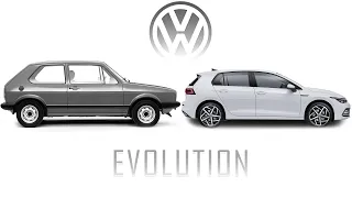 Evolution of VW Golf - Side View