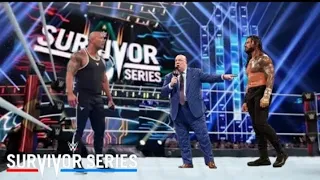 WWE Survivor Series 21 November 2021 Highlights- Roman Reigns Face to Face Big E-The Rock Return WWE