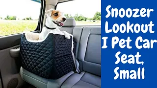 Snoozer Lookout I Pet Car Seat, Small, Black Quilted