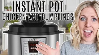 Instant Pot Chicken and Dumplings - Perfect for Beginners