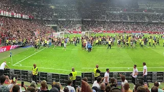 Fans Storm Pitch Invade During Nice vs Marseille Football Match || WooGlobe