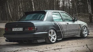 Сделал прямоточный Выхлоп из Огнетушителя - Ford Sierra 2.0