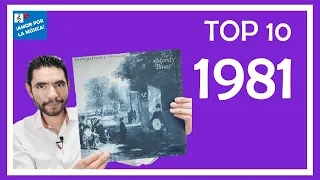 Top 10 - 1981. Mis discos favoritos lanzados en ese año.