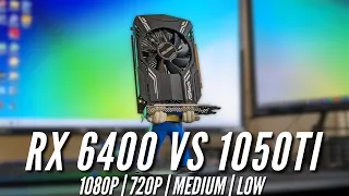 How Fast Can the RX 6400 Really Be?  Low Power Head-to-Head