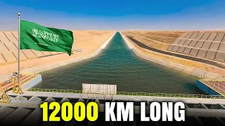 Saudi Arabia Is Building The World's LARGEST Artificial River In The Desert - MEGA PROJECT