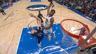 Andrew Wiggins absolutely destroys Luka Doncic with a massive poster! || WCF Game 3