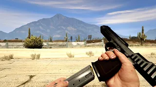 GTA V All guns reload animation. Just reloading.