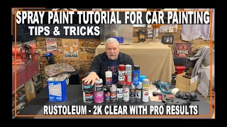 Spray Paint Tips & Tricks - Rustoleum Rattle Can Car Paint Job - VW Beetle Bug - Budget Paint Job