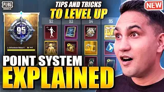 How To Increase Level 1 to 95 Tips | Collection Feature Update 3.2 | Free Rewards | PUBG MOBILE