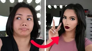 I FOLLOWED A VIRAL ASIAN MAKEUP TRANSFORMATION | TUTORIAL AND TRICKS! | xena kai