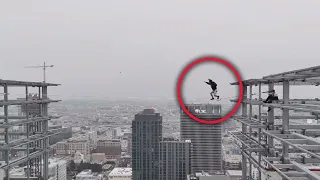 Daredevil could face charges for stunt at graffiti towers