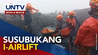 Labi ng 4 plane crash victims, susubukang i-airlift mula sa Mt. Mayon ngayong maganda ang panahon