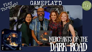 Merchants of the Dark Road | Board Game Playthrough | Gameplay'd with Becca Scott