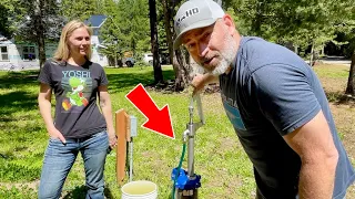 DIY Deep Well Hand Pump Results - MAJOR IMPROVEMENT!
