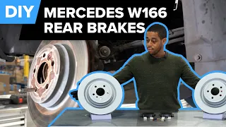 Mercedes-Benz W166 Rear Brake Pad & Rotor Replacement DIY (2012-2019 ML550, GL550, GLS550)