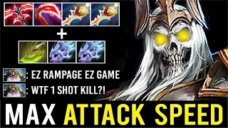 WTF Fast 1 Shot Kill Desolator LVL 3 + 2x Divine Rapier King vs Rampage Sniper Top MMR Game Dota 2