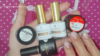 BORN PRETTY GEL POLISH SOLID NAIL TIPS, CAT  MAGNETIC, PAINTING GEL SWATCH AND REVIEW