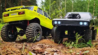 Wheels DO NOT DECIDE! ... VAZ 2106 tried its best against the Dodge Charger V8 4x4 ... RC OFFroad