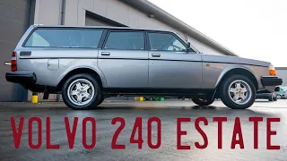 Volvo 240 GL Estate Goes for a Drive