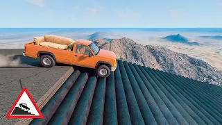 Beamng Drive - Cars vs Stairs #2