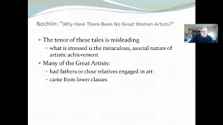 Dr. Jenkins Presents Linda Nochlin: Why Have There Been No Great Women Artists?