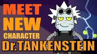 "Meet Dr Tankenstein" - New character for my tank cartoons