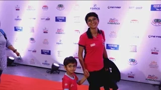 Aamir Khan's Wife Kiran Rao With Son At Pro Kabaddi 2016 Opening Ceremony