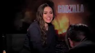 "GODZILLA" (2014) Interview with Elizabeth Olsen